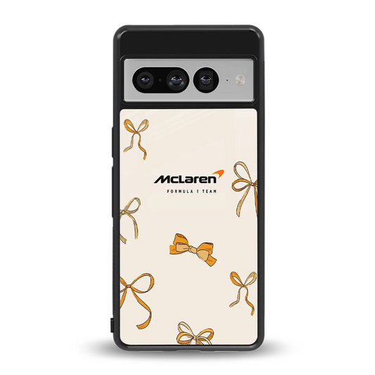 MCL X Bows back phone cover | glass case for google pixel 7 pro