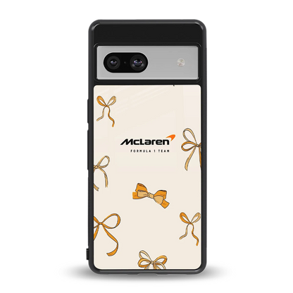 MCL X Bows back phone cover | glass case for google pixel 7a