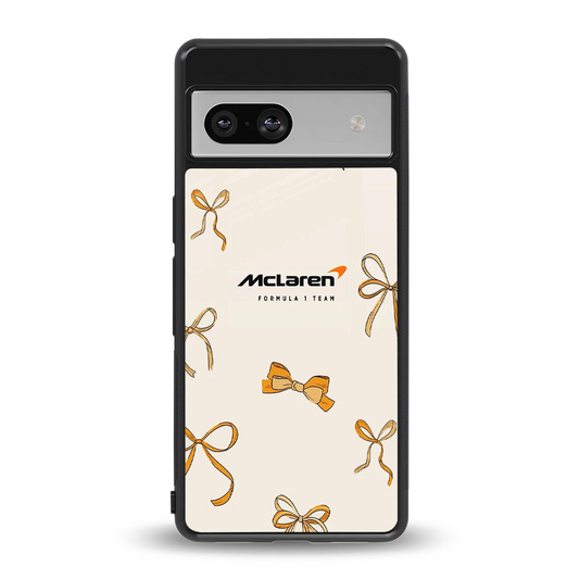 MCL X Bows back phone cover | glass case for google pixel 7a