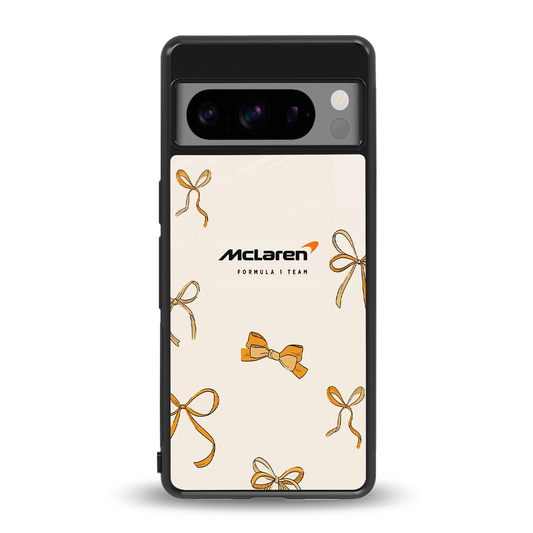 MCL X Bows back phone cover | glass case for google pixel 8 pro