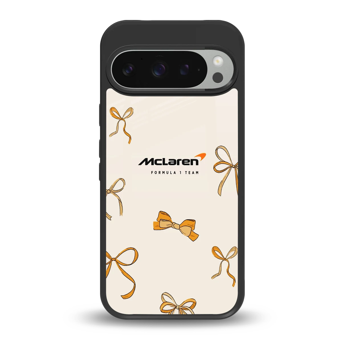 MCL X Bows back phone cover | glass case for google pixel 9 pro xl