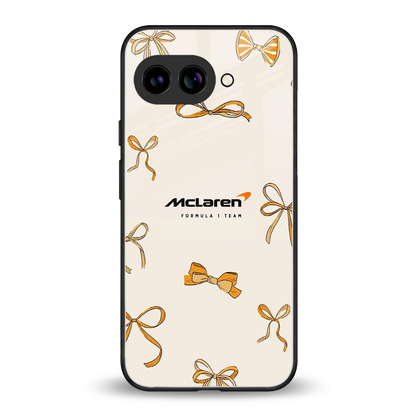 MCL X Bows back phone cover | glass case for google pixel 10a