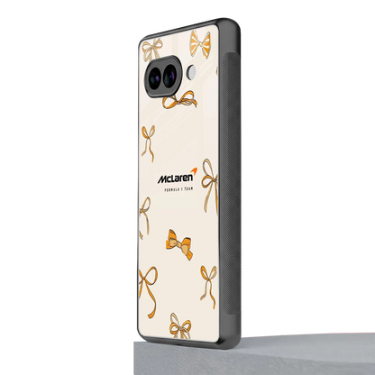 MCL X Bows google pixel 10a mobile cover | shockproof glass phone case