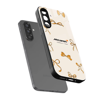MCL X Bows sleek samsung galaxy a37 5g cover with tempered glass back and TPU edges