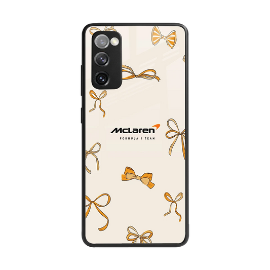 MCL X Bows back phone cover | glass case for samsung galaxy s20 fe