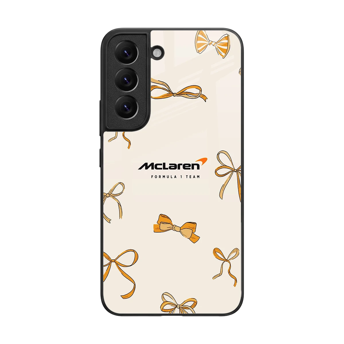 MCL X Bows back phone cover | glass case for samsung galaxy s22