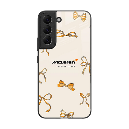 MCL X Bows back phone cover | glass case for samsung galaxy s22