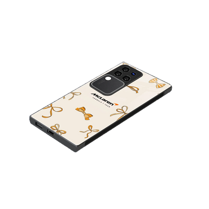 MCL X Bows stylish phone case forvivo v30 pro | glossy glass and slim fit