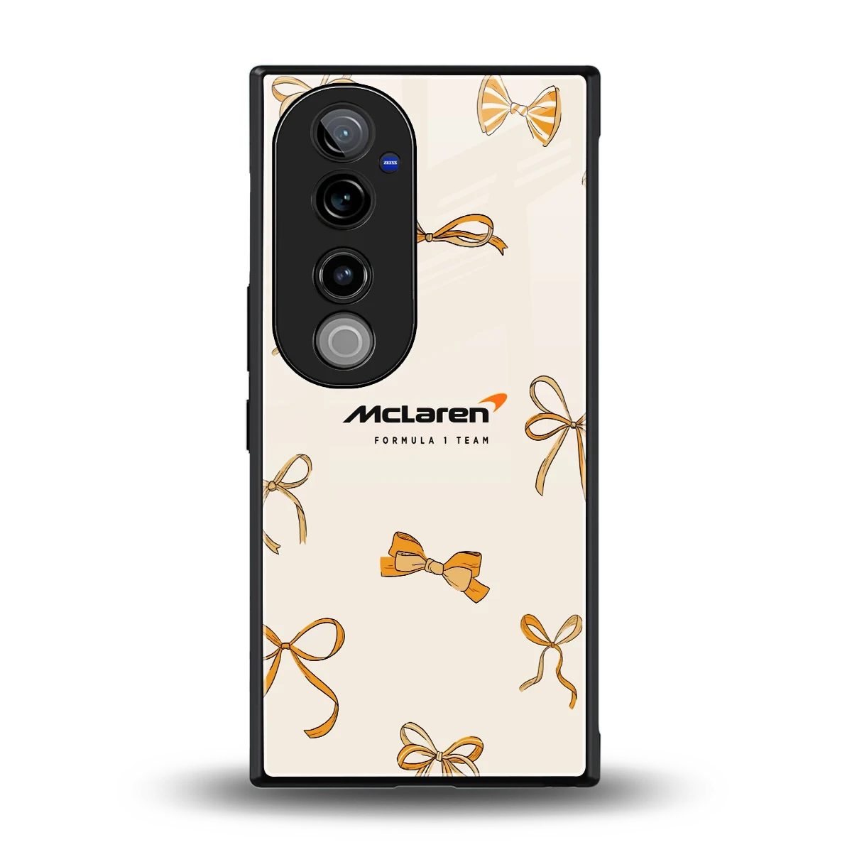 MCL X Bows back phone cover | glass case for vivo v40 pro