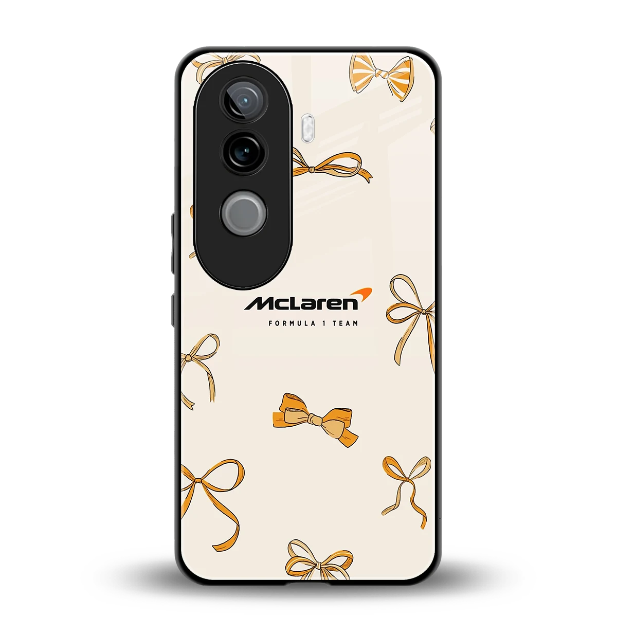 MCL X Bows back phone cover | glass case for vivo v40e