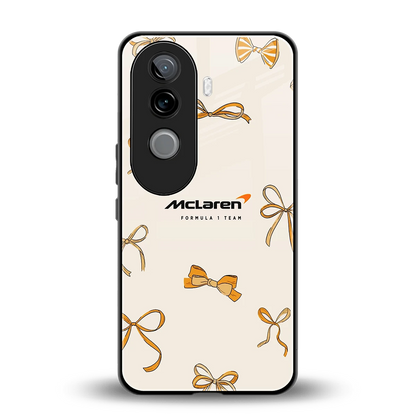 MCL X Bows back phone cover | glass case for vivo v40e