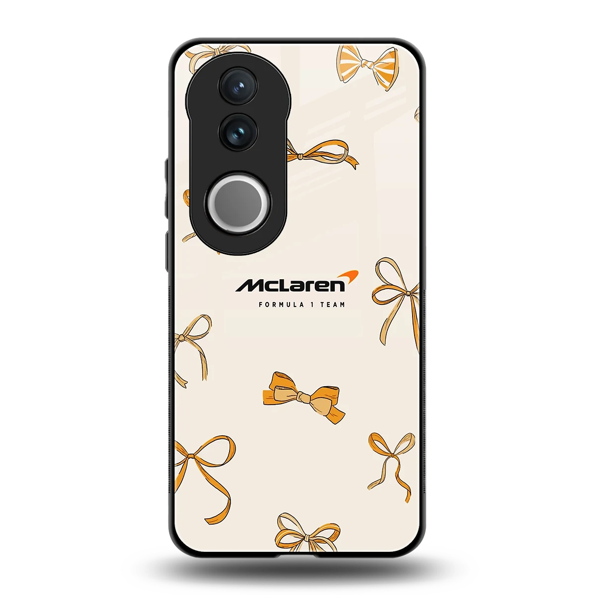 MCL X Bows back phone cover | glass case for vivo v50