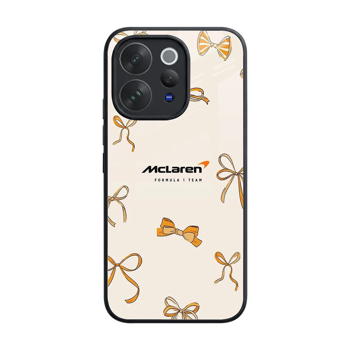 MCL X Bows back phone cover | glass case for vivo v70