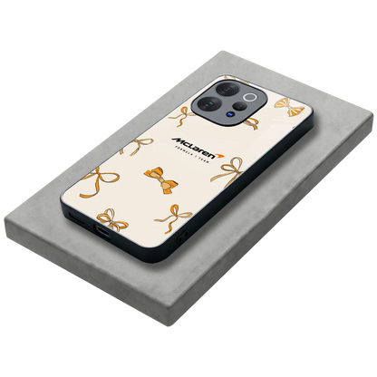 MCL X Bows stylish phone case for vivo v70 elite | glossy glass and slim fit