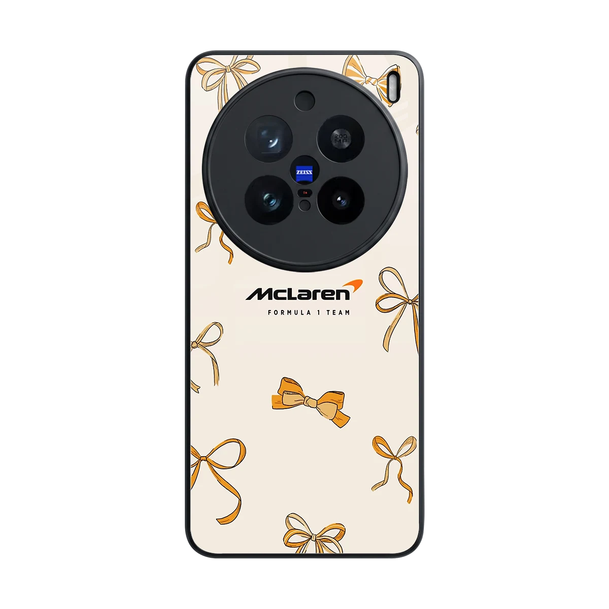 MCL X Bows back phone cover | glass case for vivo x200 pro