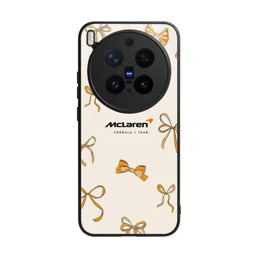 MCL X Bows back phone cover | glass case for vivo x300 pro