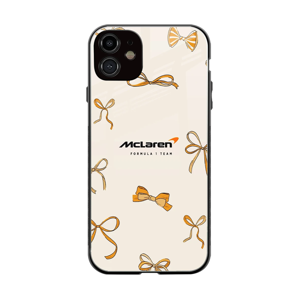 MCL X Bows back phone cover | glass case for iphone 12