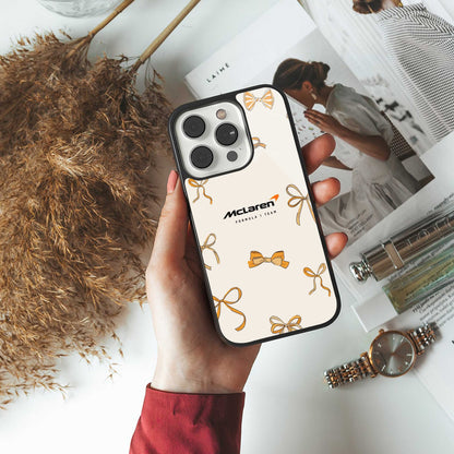 MCL X Bows Phone Case for Iphone 16 | Glass Case