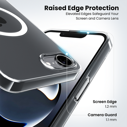 Anti Yellow Magsafe Clear Case for Iphone 16e