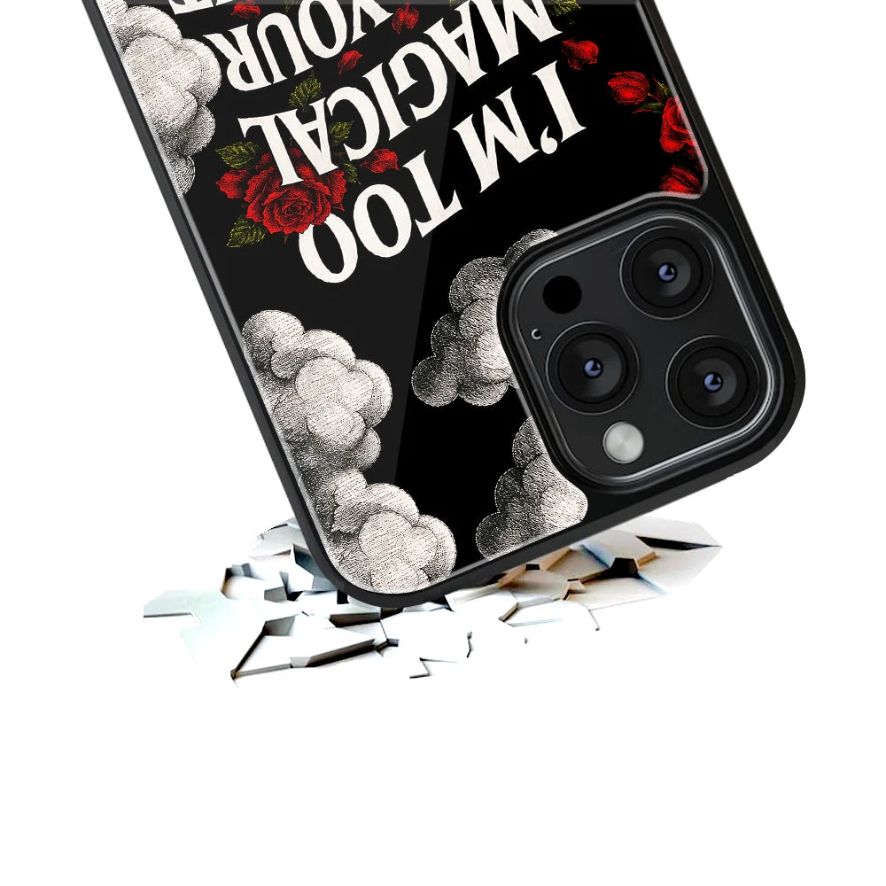 Durable Glass Back Mobile Case for iPhone, Samsung, OnePlus, Google Pixel, Redmi, Vivo, Oppo