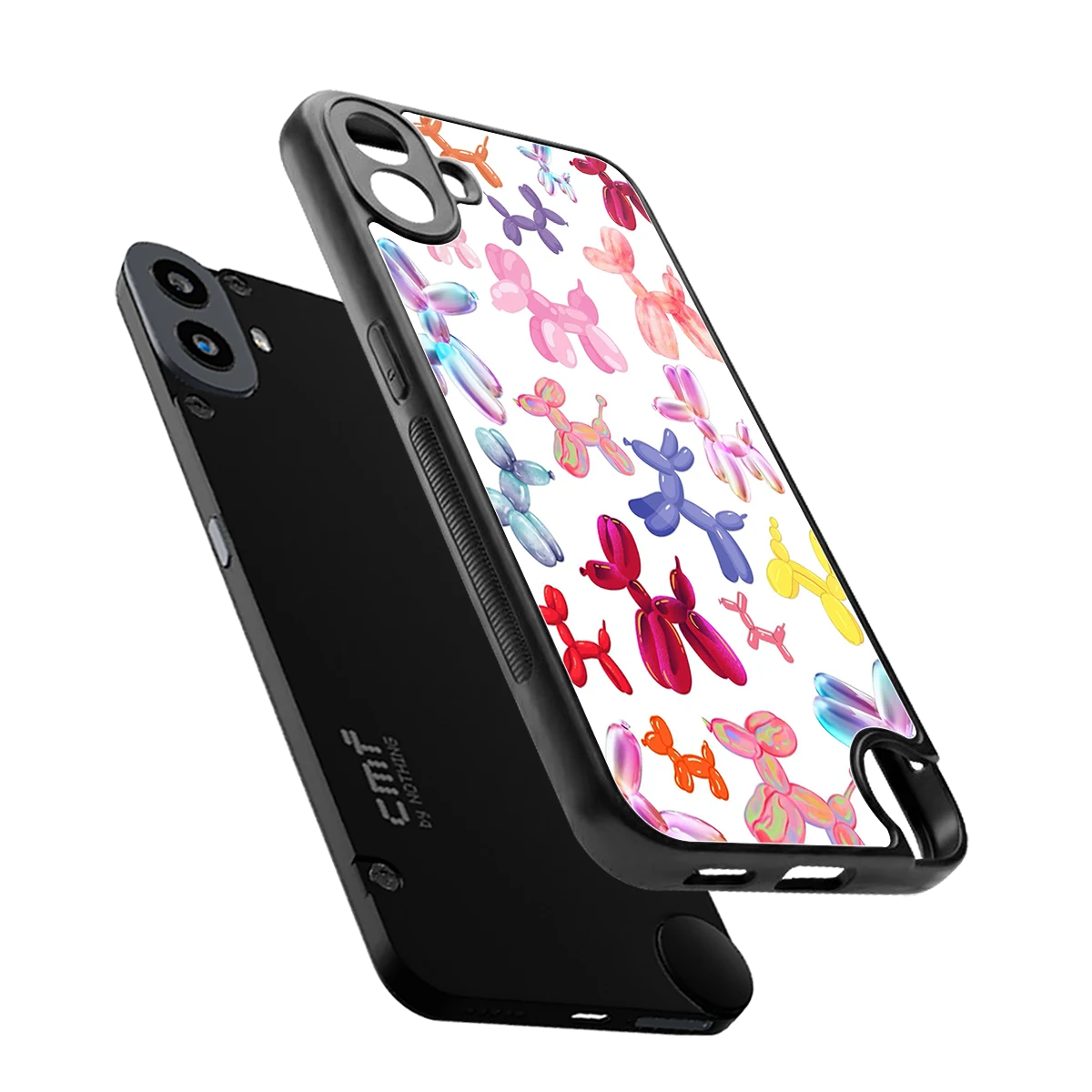 Magic Float sleek cmf nothing phone 1 cover with tempered glass back and TPU edges