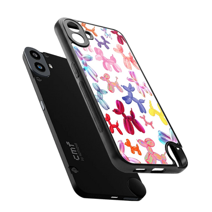Magic Float sleek cmf nothing phone 1 cover with tempered glass back and TPU edges