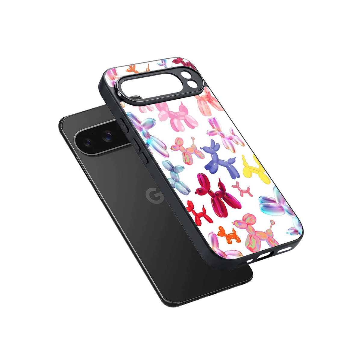 Magic Float sleek google pixel 10 pro xl cover with tempered glass back and TPU edges