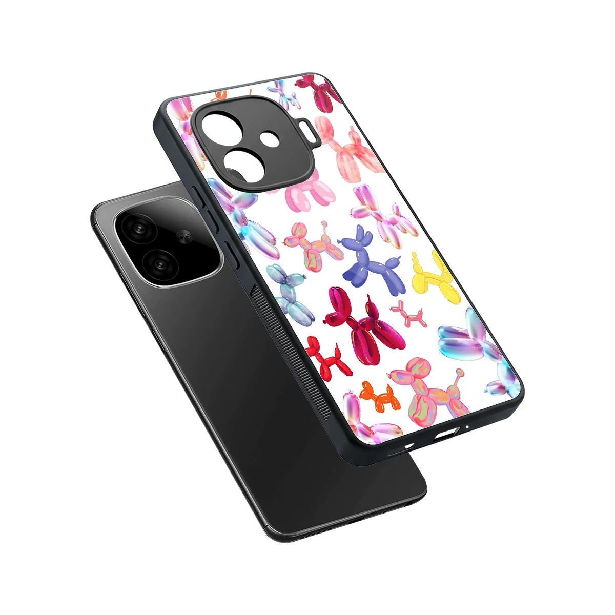Magic Float sleek iqoo neo 10r 5g cover with tempered glass back and TPU edges