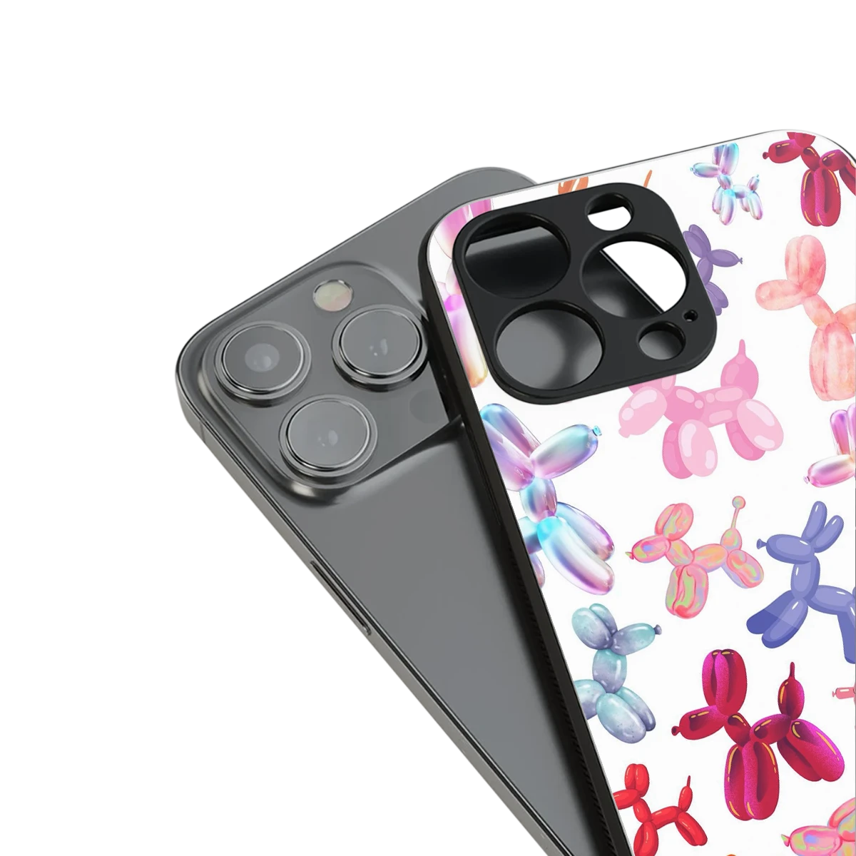 Magic Float stylish phone case for iphone 13 pro | glossy glass and slim fit