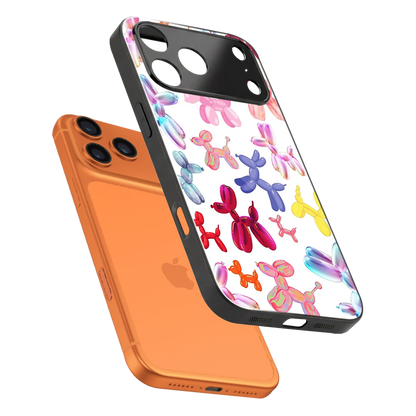 Magic Float sleek iphone 17 pro max cover with tempered glass back and TPU edges