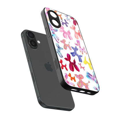 Magic Float sleek iphone 17 cover with tempered glass back and TPU edges