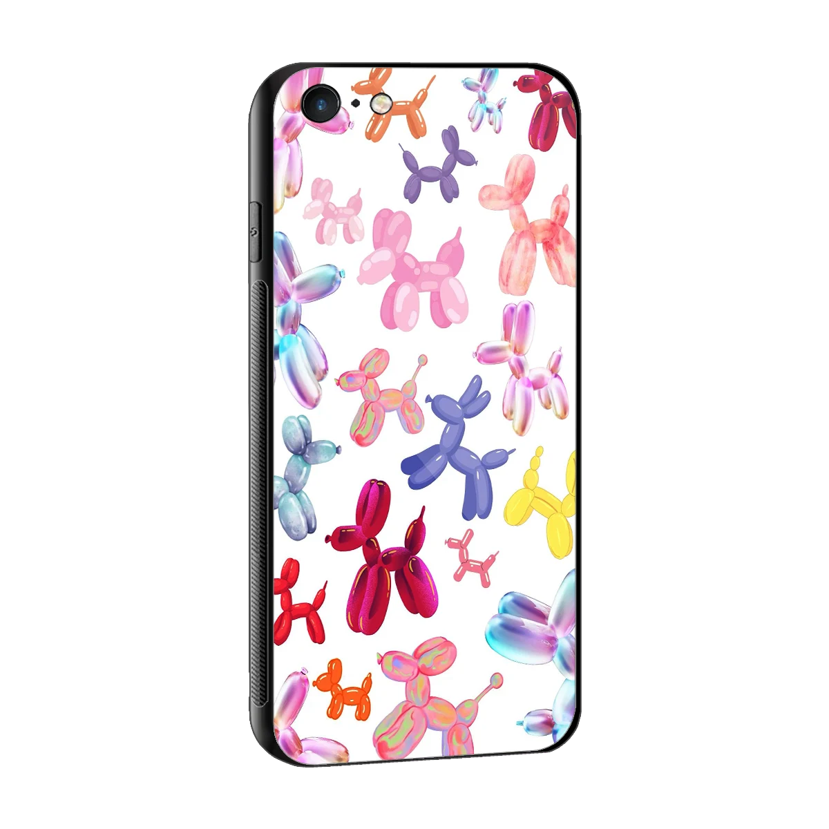 Magic Float sleek iphone 6s cover with tempered glass back and TPU edges