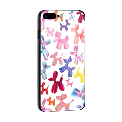 Magic Float sleek iphone 8 plus cover with tempered glass back and TPU edges