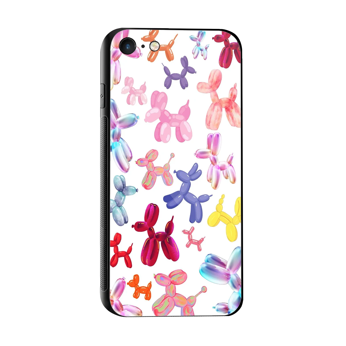 Magic Float sleek iphone 7 cover with tempered glass back and TPU edges