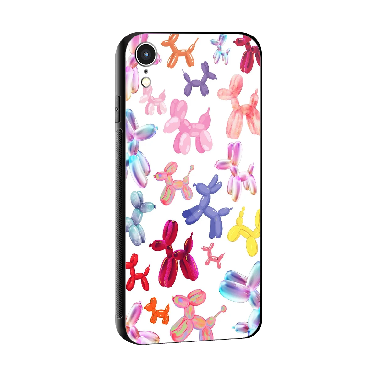 Magic Float sleek iphone xr cover with tempered glass back and TPU edges