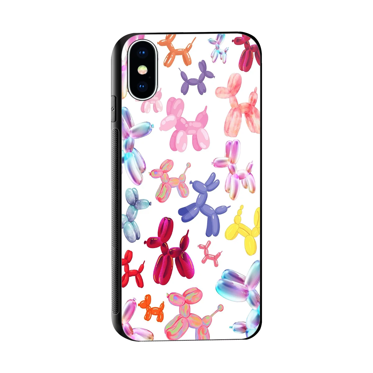 Magic Float sleek iphone xs cover with tempered glass back and TPU edges