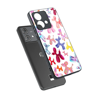 Magic Float sleek motorola edge 40 neo 5g cover with tempered glass back and TPU edges