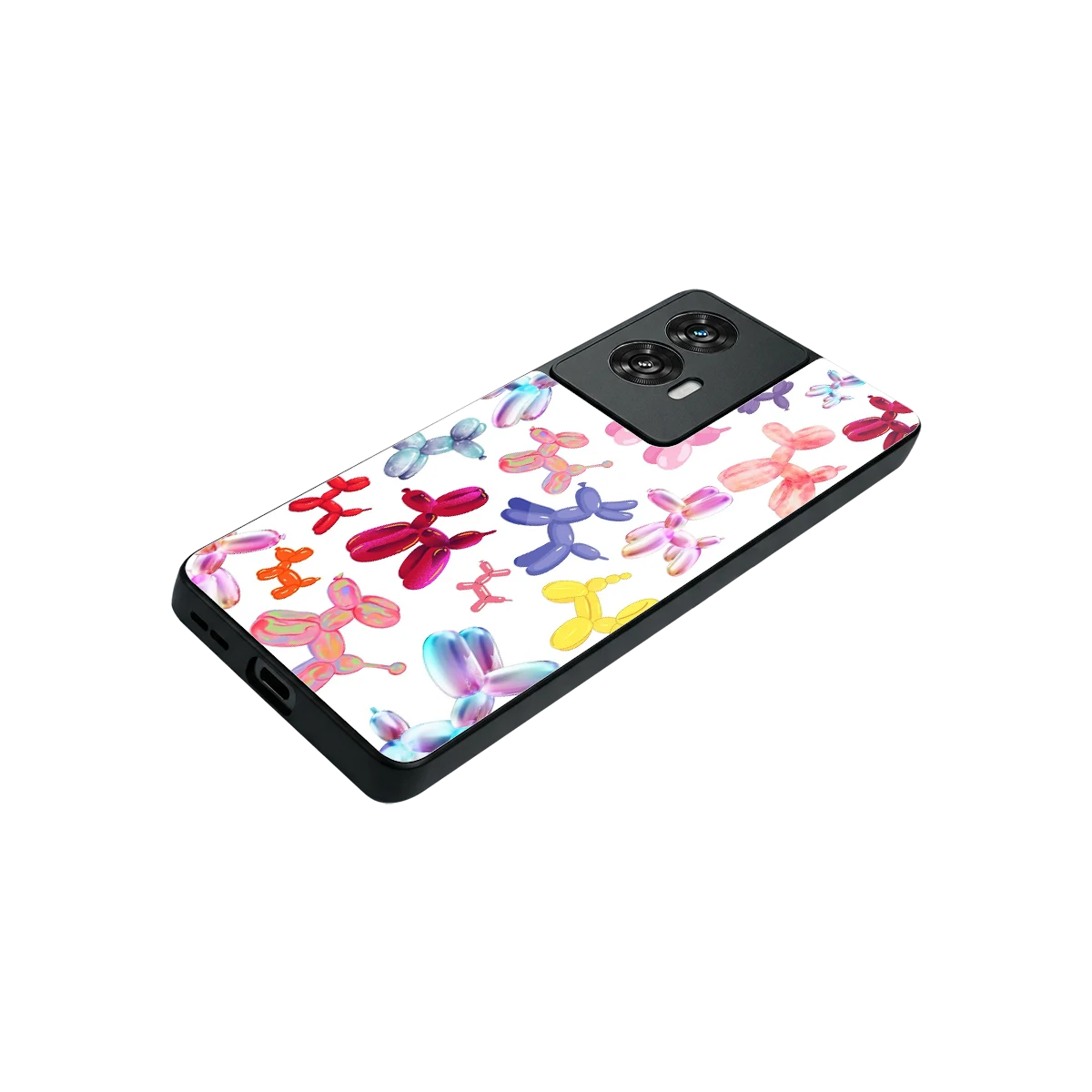 Magic Float stylish phone case for motorola edge 50 fusion | glossy glass and slim fit