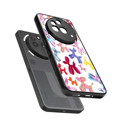 Magic Float sleek nothing phone 3a pro cover with tempered glass back and TPU edges