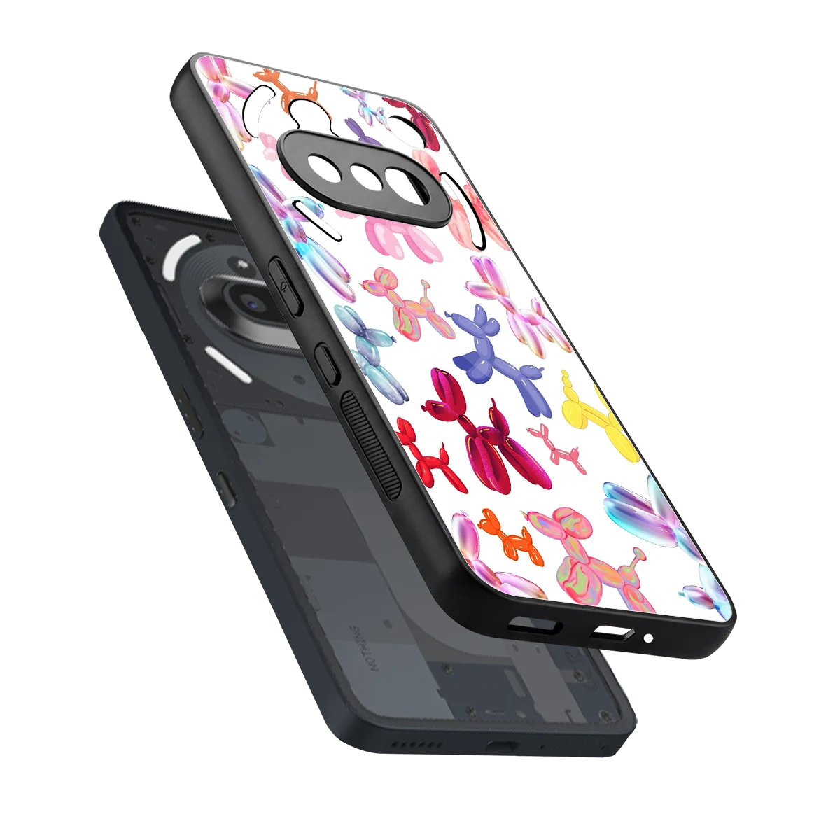 Magic Float sleek nothing phone 3a cover with tempered glass back and TPU edges