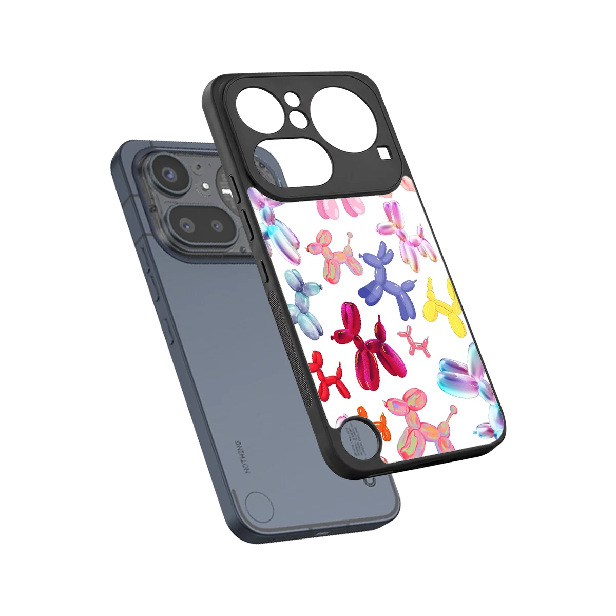 Magic Float sleek nothing phone 4a pro cover with tempered glass back and TPU edges