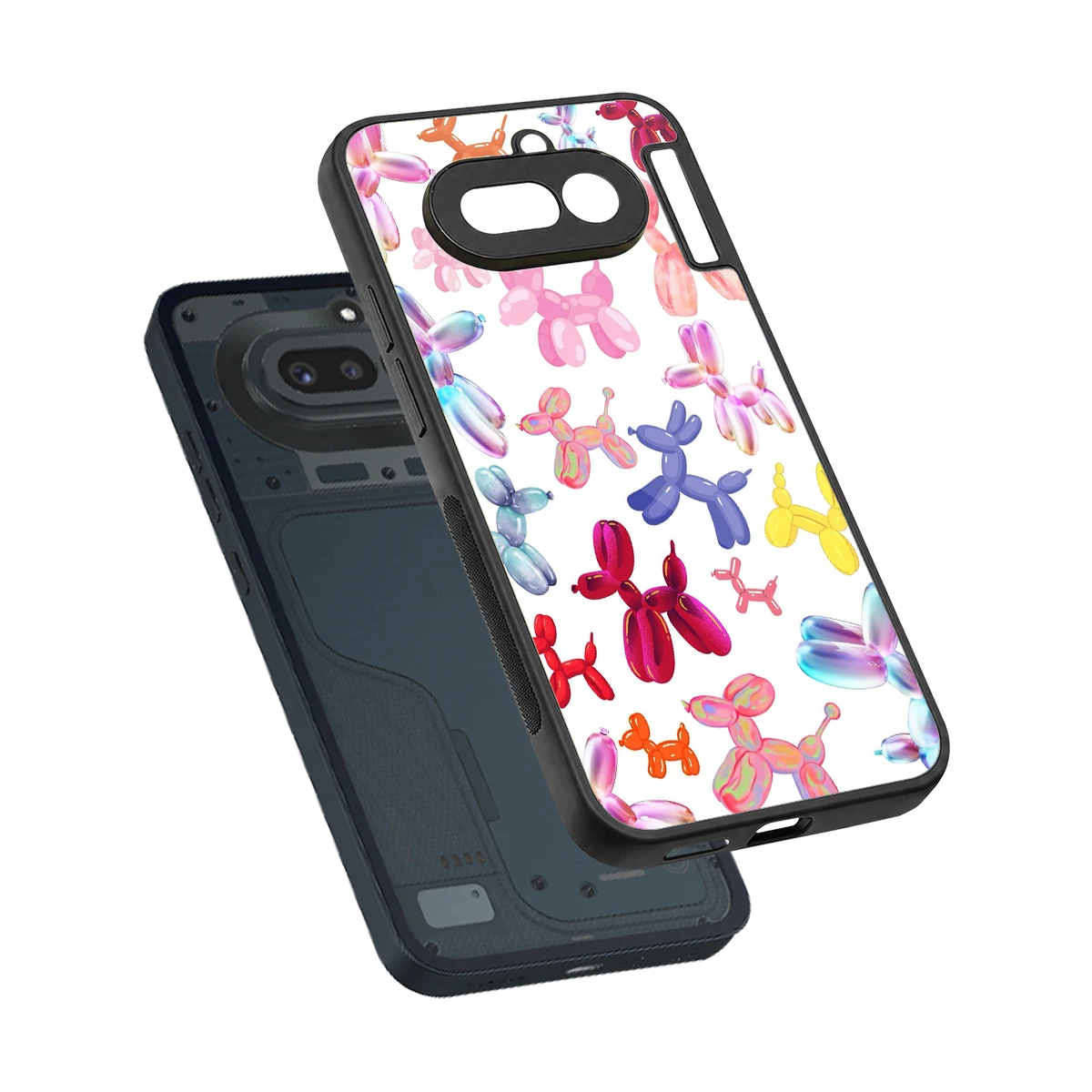 Magic Float sleek nothing phone 4a cover with tempered glass back and TPU edges