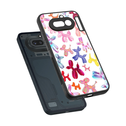 Magic Float sleek nothing phone 4a cover with tempered glass back and TPU edges