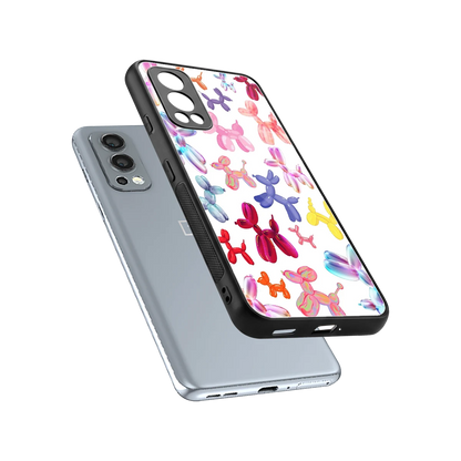 Magic Float sleek oneplus nord 2 cover with tempered glass back and TPU edges