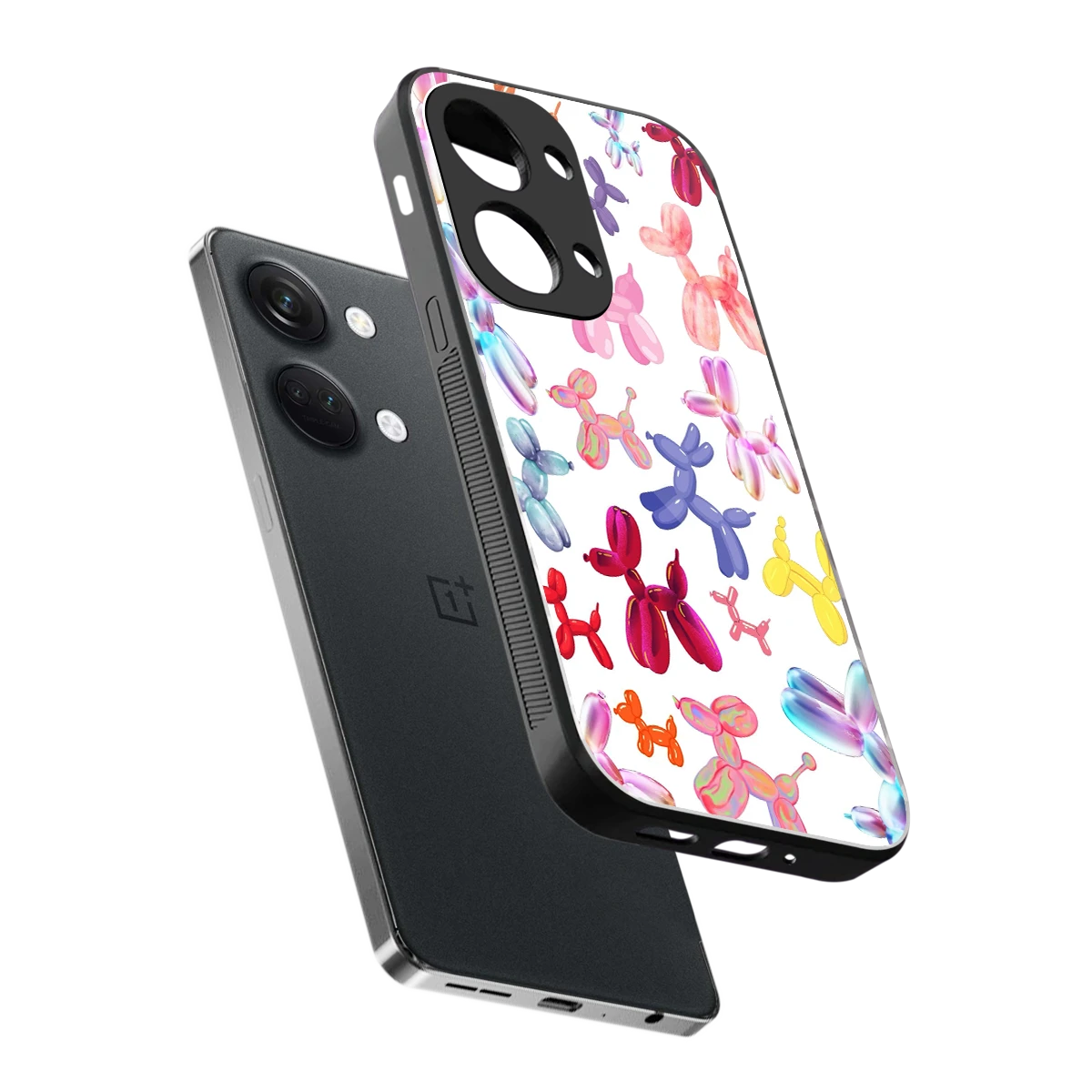 Magic Float sleek oneplus nord 3 cover with tempered glass back and TPU edges