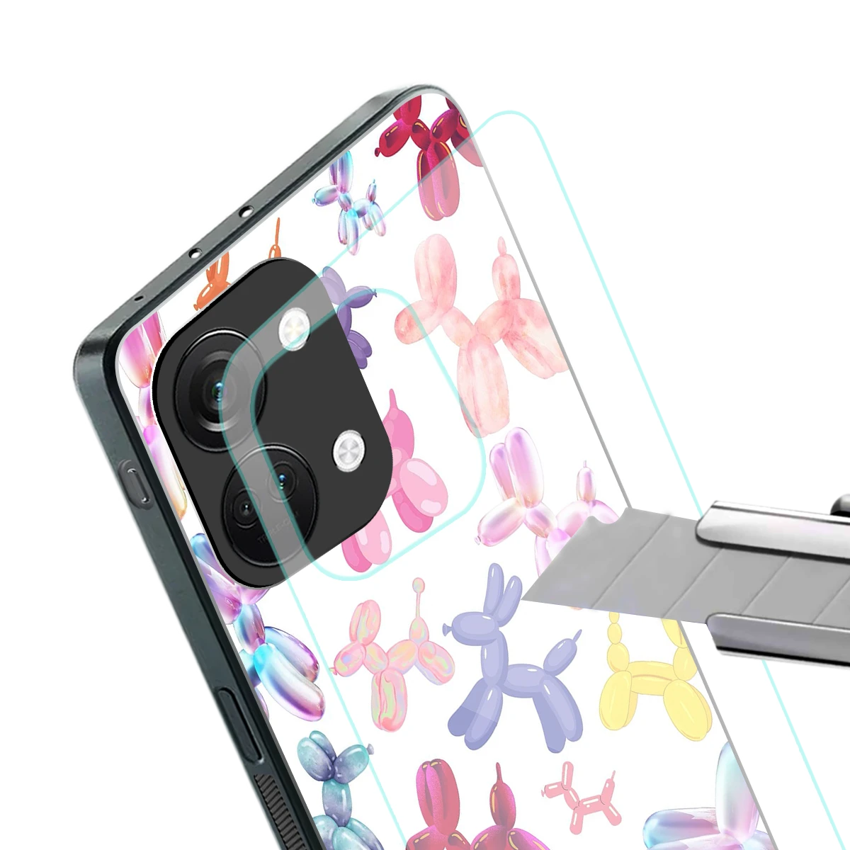 Magic Float stylish phone case for oneplus nord 3 | glossy glass and slim fit