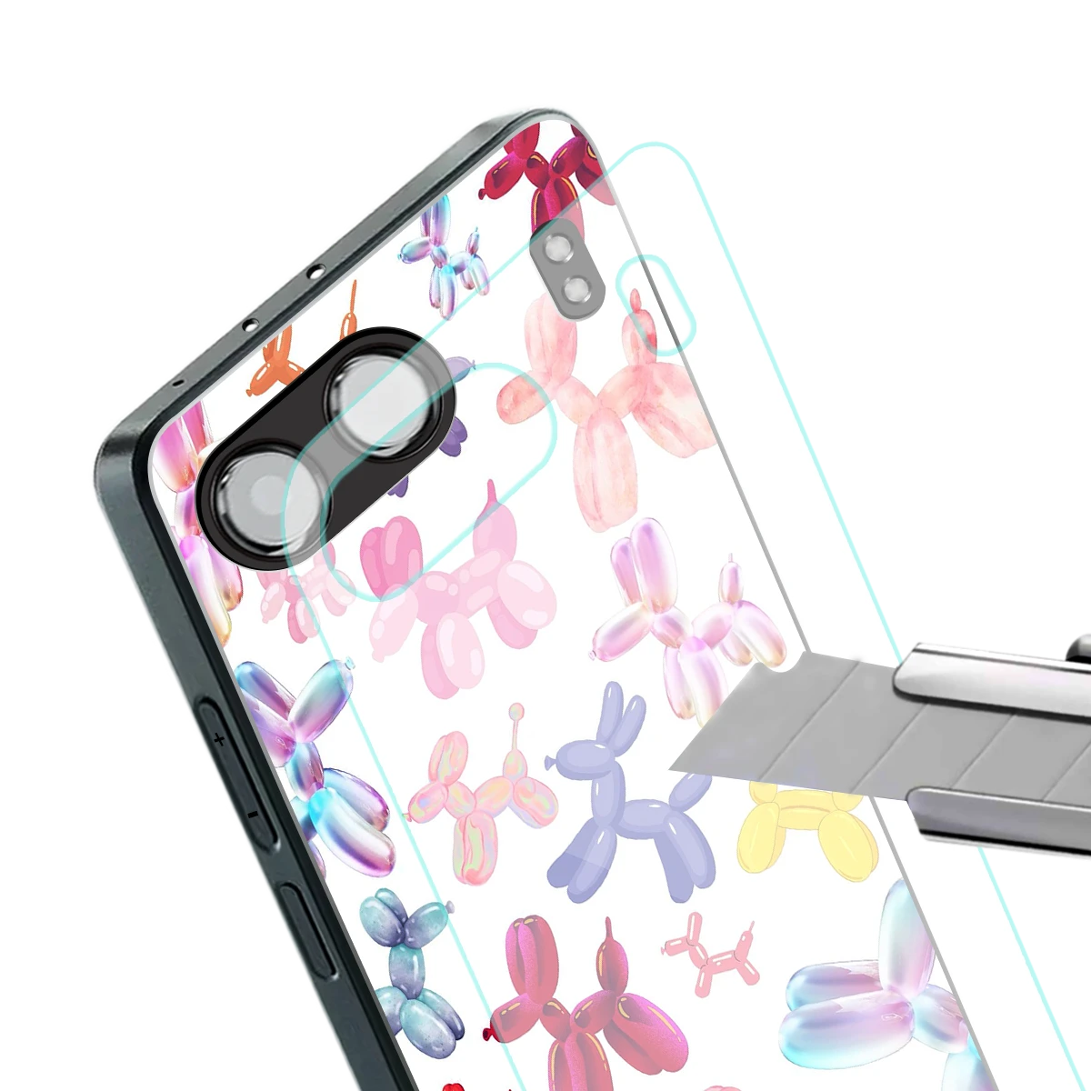 Magic Float stylish phone case for oneplus nord 4 | glossy glass and slim fit