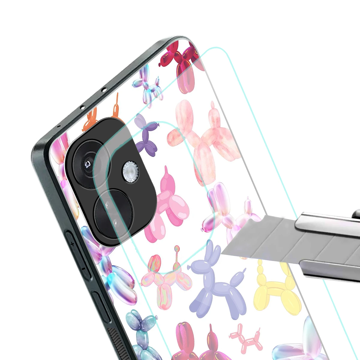 Magic Float stylish phone case for oneplus nord ce 3 | glossy glass and slim fit