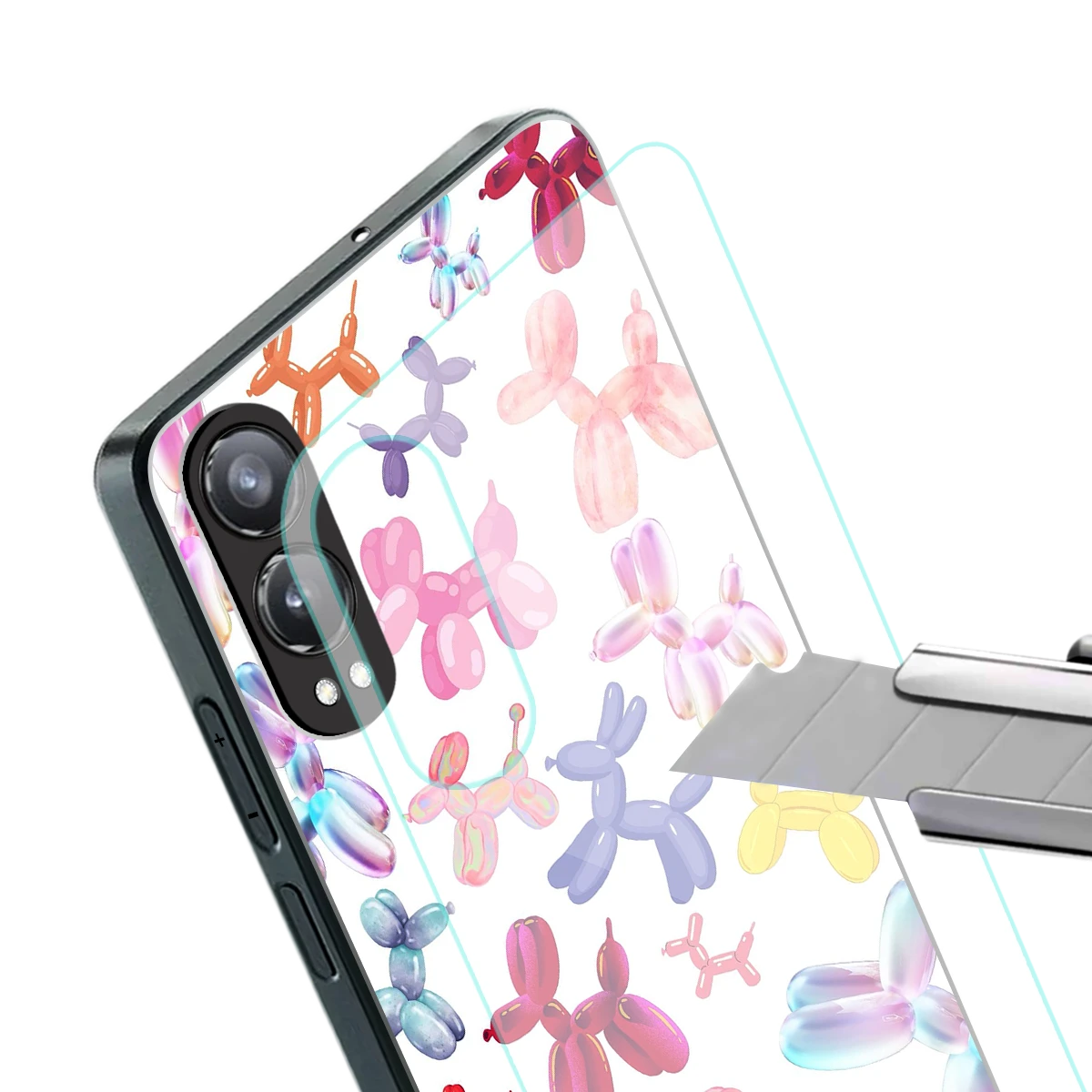 Magic Float stylish phone case for oneplus nord ce 4 lite | glossy glass and slim fit