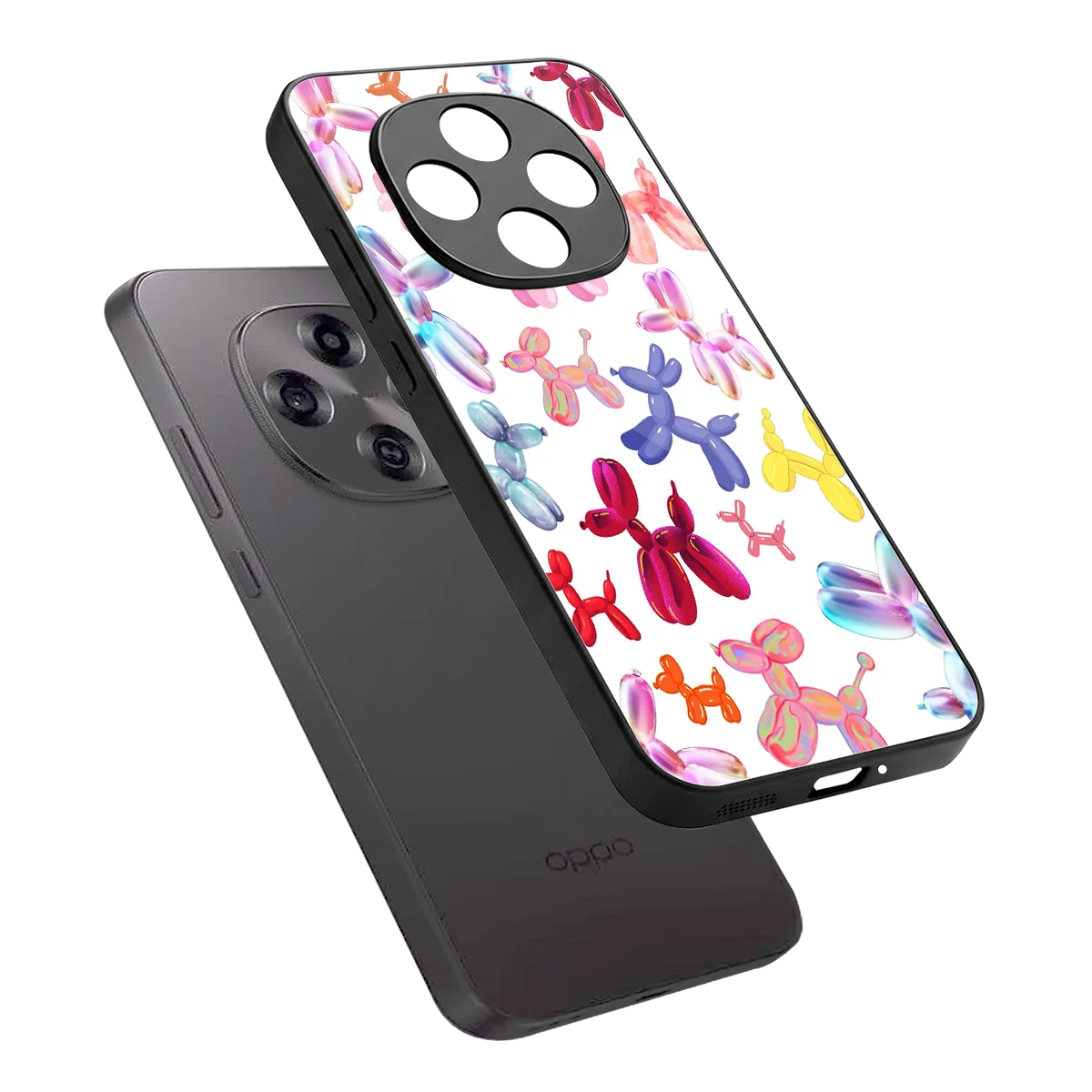 Magic Float sleek oppo f31 pro 5g cover with tempered glass back and TPU edges